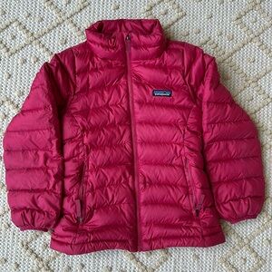 Girls small size 7-8 Patagonia down sweater.